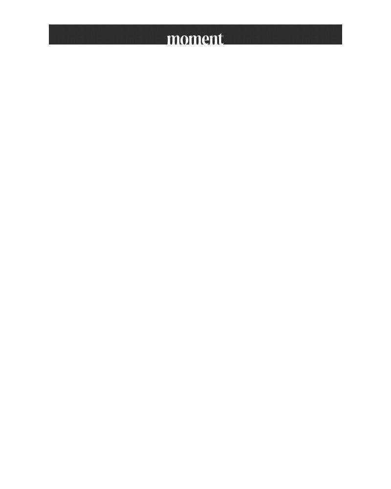 Screenshot of email sent to a Moment Newsletter subscriber