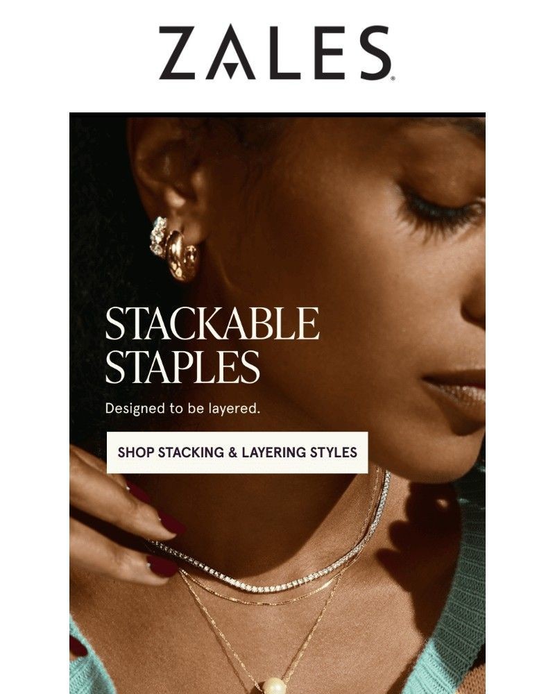 Screenshot of email sent to a Zales Newsletter subscriber