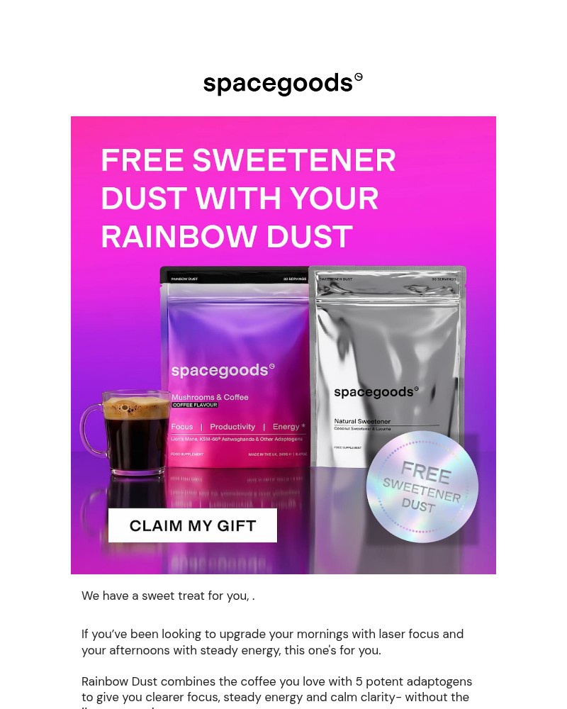 Screenshot of email with subject /media/emails/a-sweet-free-gift-with-rainbow-dust-2a156a-cropped-aa50729f.jpg