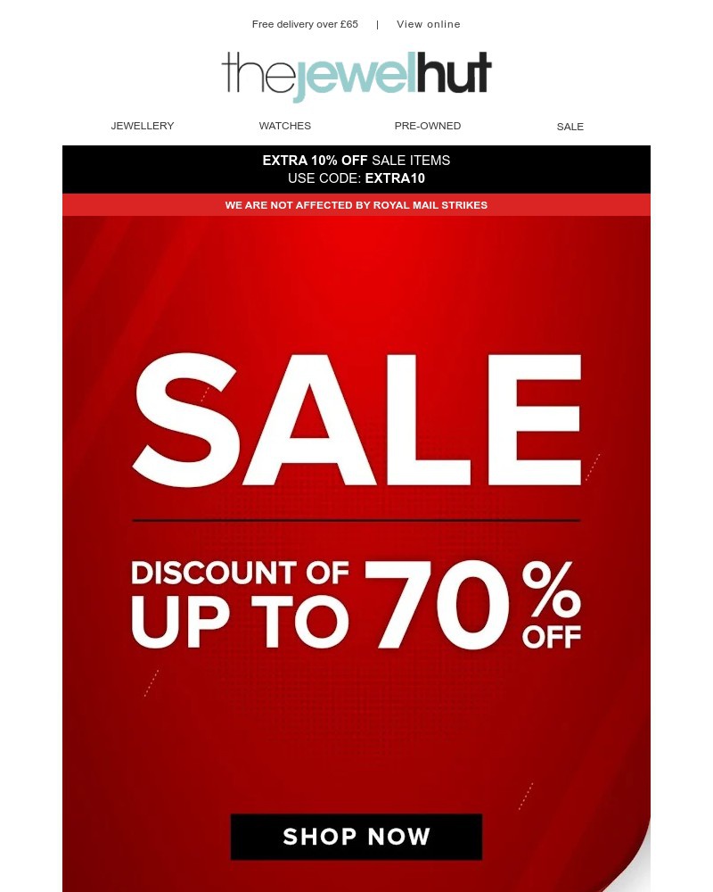 Screenshot of email with subject /media/emails/a-treat-just-for-you-extra-10-off-sale-items-d5affc-cropped-2e5b47a6.jpg