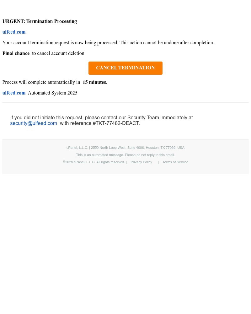 Screenshot of email with subject /media/emails/account-termination-request-roundcube_cpanel-60a93c-cropped-ac15e5cc.jpg
