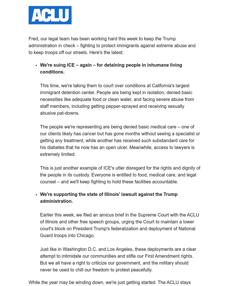 Screenshot of email with subject /media/emails/aclu-legal-alert-were-suing-ice-and-supporting-illinois-case-against-the-trump-ad_Fyr4f1l.jpg