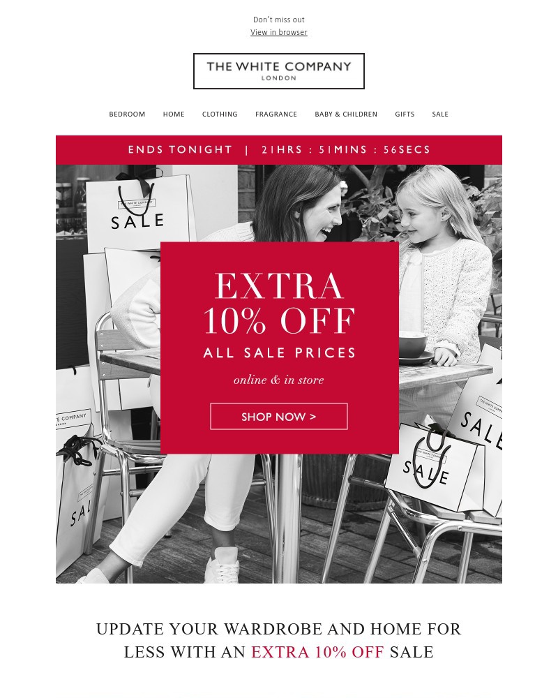 Screenshot of email with subject /media/emails/act-fast-extra-10-off-sale-ends-tonight-a6e6f4-cropped-12d15d1b.jpg