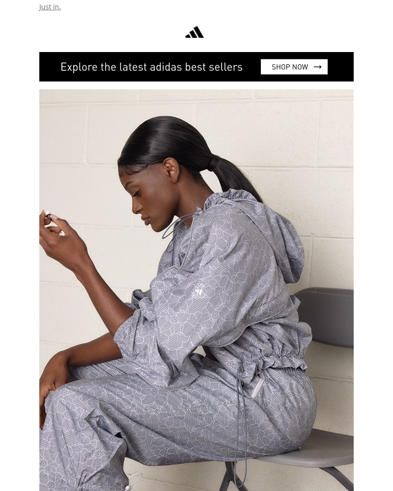 Screenshot of email sent to a Adidas Newsletter subscriber