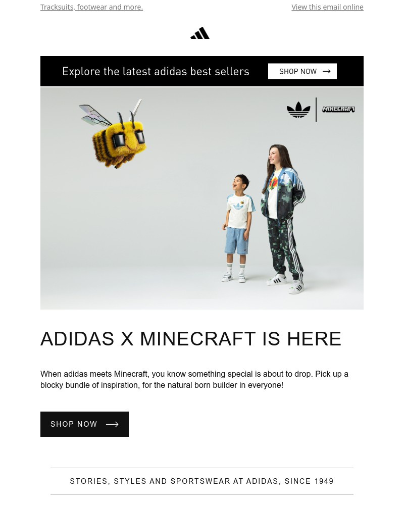 Screenshot of email with subject /media/emails/adidas-x-minecraft-is-here-7352e3-cropped-6c76f976.jpg