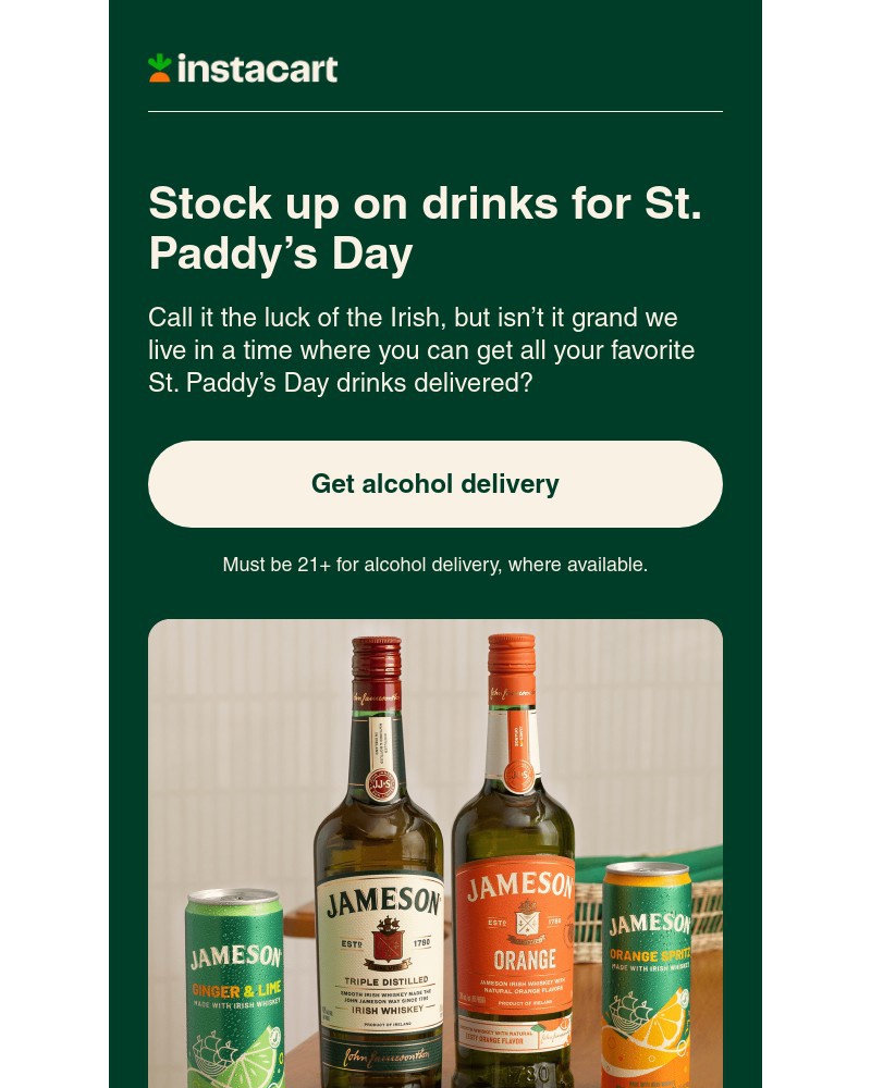 Screenshot of email with subject /media/emails/alcohol-delivery-for-st-paddys-aye-thats-fair-play-c02e67-cropped-4dbd2262.jpg