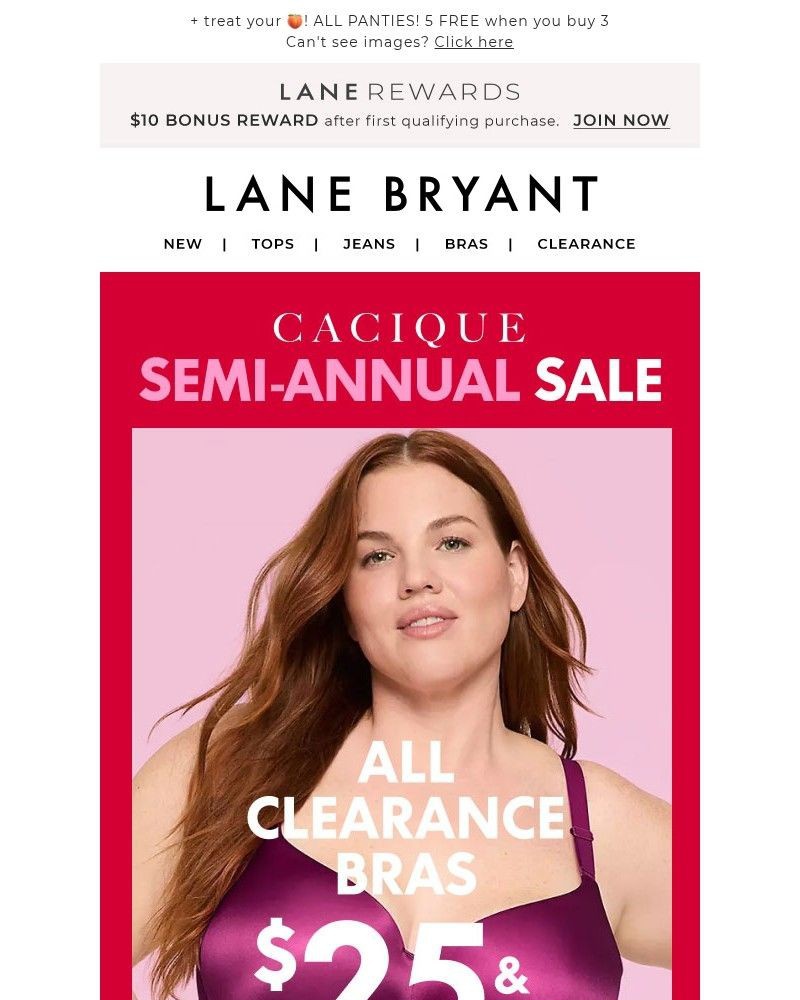 Screenshot of email with subject /media/emails/all-bras-25-up-semi-annual-sale-going-on-now-37863b-cropped-e3a0d374.jpg