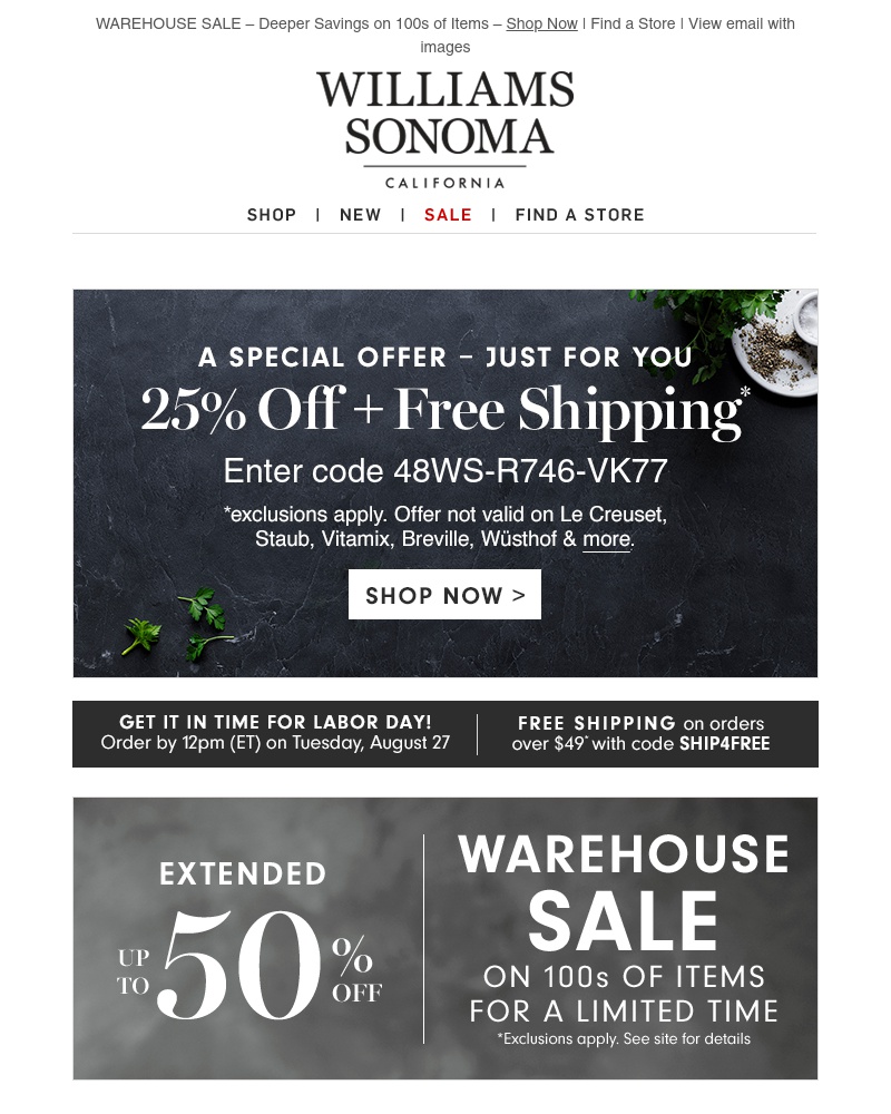 Screenshot of email with subject /media/emails/all-clad-annual-sale-starts-today-cookware-electrics-tools-more-your-code-for-25-_DSK68sm.jpg