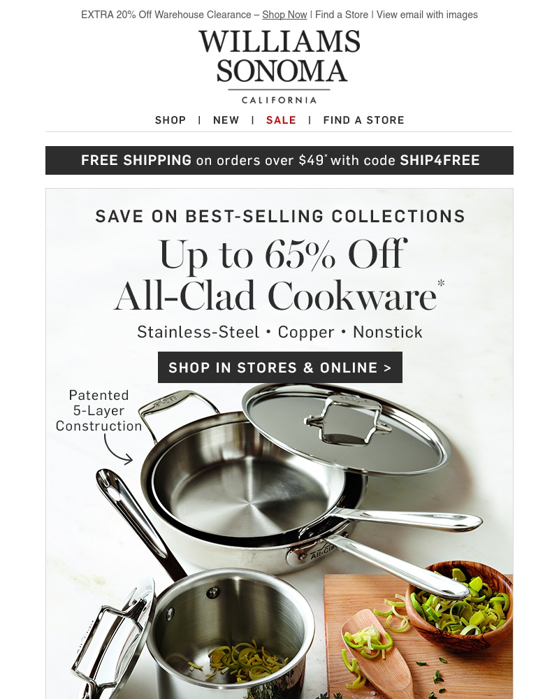 Screenshot of email with subject /media/emails/all-clad-cookware-sale-new-arrivals-cropped-d1ee547f.jpg