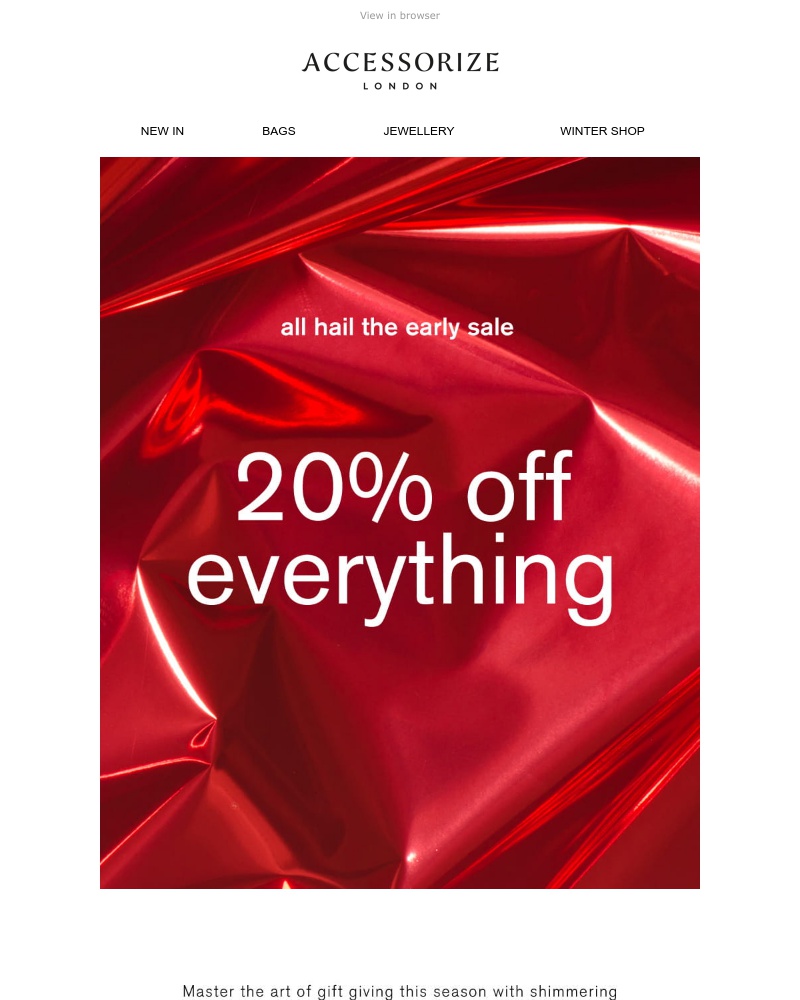 Screenshot of email with subject /media/emails/all-hail-the-early-sale-20-off-everything-cropped-8a4e22d0.jpg