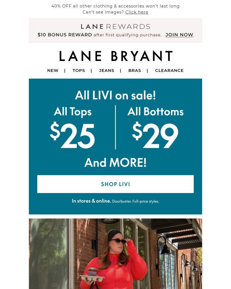 Screenshot of email with subject /media/emails/all-livi-on-sale-25-tops-29-bottoms-ebe6c7-cropped-c901ee53.jpg