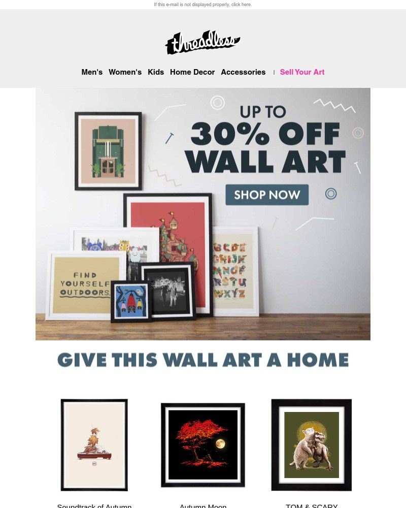 Screenshot of email with subject /media/emails/all-wall-art-on-sale-0467de-cropped-304d8a2c.jpg