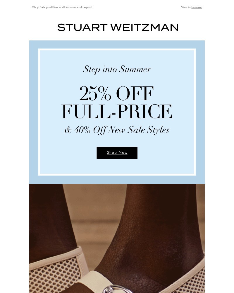 Screenshot of email with subject /media/emails/all-yours-25-off-new-flats-for-summer-40-off-sale-styles-828624-cropped-c153d9a9.jpg