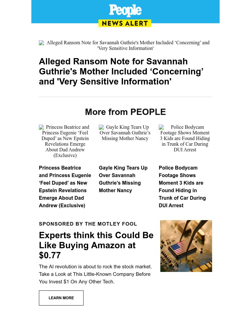 Screenshot of email with subject /media/emails/alleged-ransom-note-for-savannah-guthries-mother-included-concerning-and-very-sen_oZkMLku.jpg