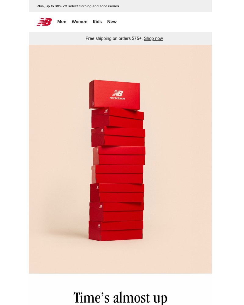 Screenshot of email with subject /media/emails/almost-over-up-to-25-off-select-shoes-e3dbeb-cropped-95925b7a.jpg