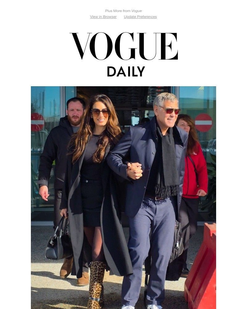 Screenshot of email sent to a Vogue Newsletter subscriber