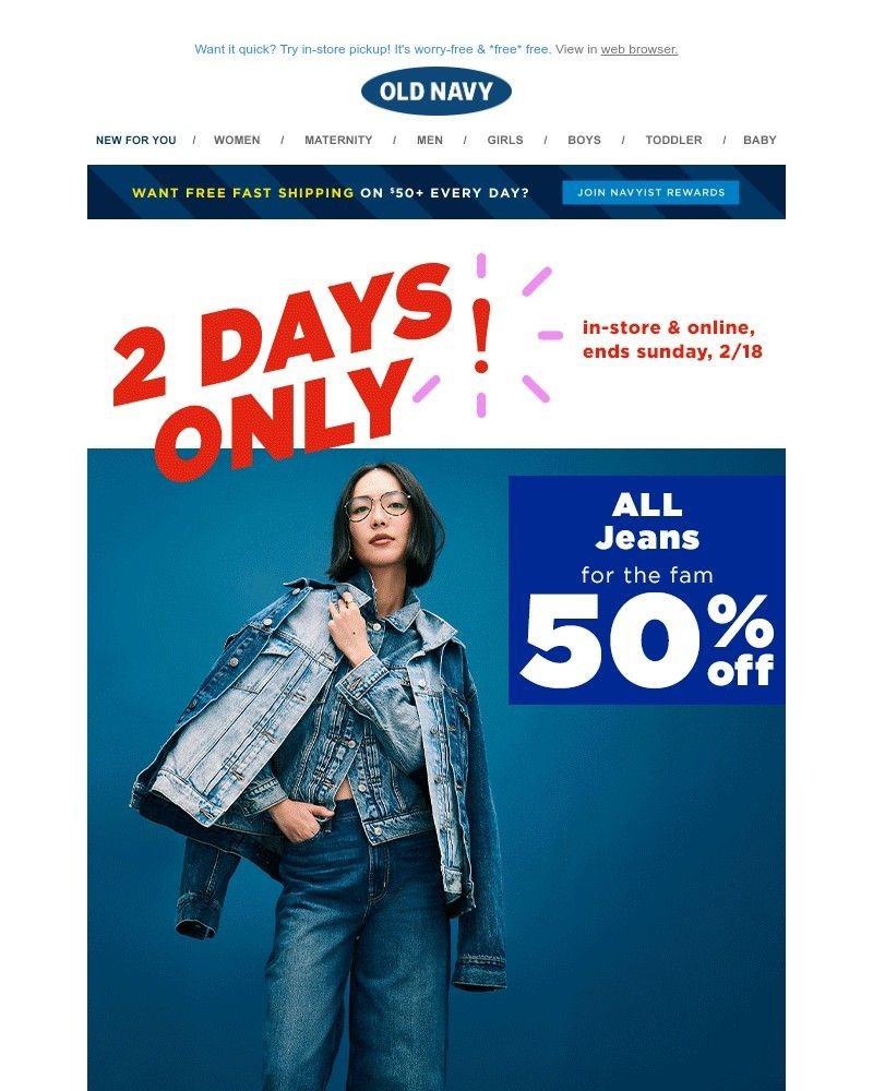 Screenshot of email with subject /media/emails/amazing-deals-50-off-all-jeans-27c9c6-cropped-085368fe.jpg