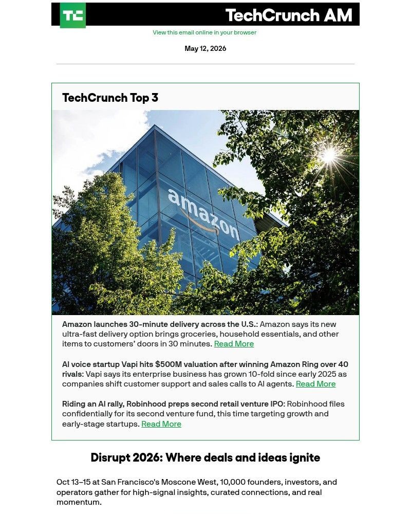 Screenshot of email with subject /media/emails/amazon-launches-30-minute-delivery-across-the-us-505d13-cropped-4a91c3fd.jpg