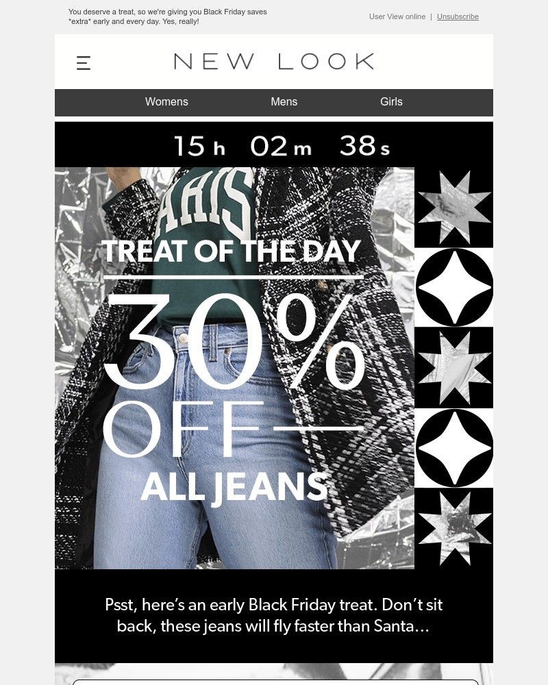 Screenshot of email with subject /media/emails/an-early-black-friday-treat-30-off-all-jeans-826b3f-cropped-e6a84693.jpg