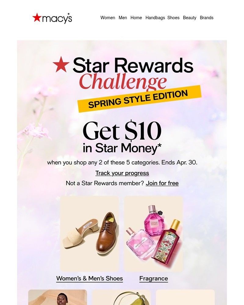 Screenshot of email sent to a Macy's Cart abandoner