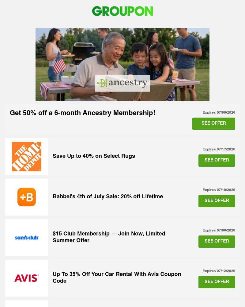 Screenshot of email with subject /media/emails/ancestry-50-off-ebay-10-off-priceline-12-off-more-40c057-cropped-ed7d373b.jpg