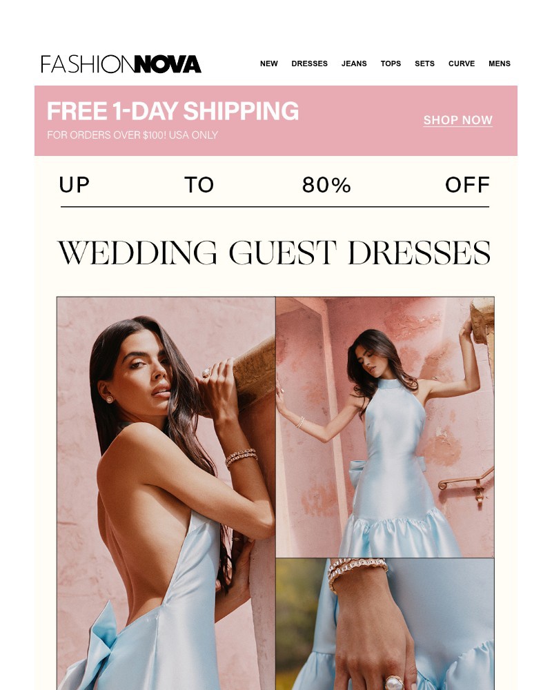 Screenshot of email sent to a Fashion Nova Registered user