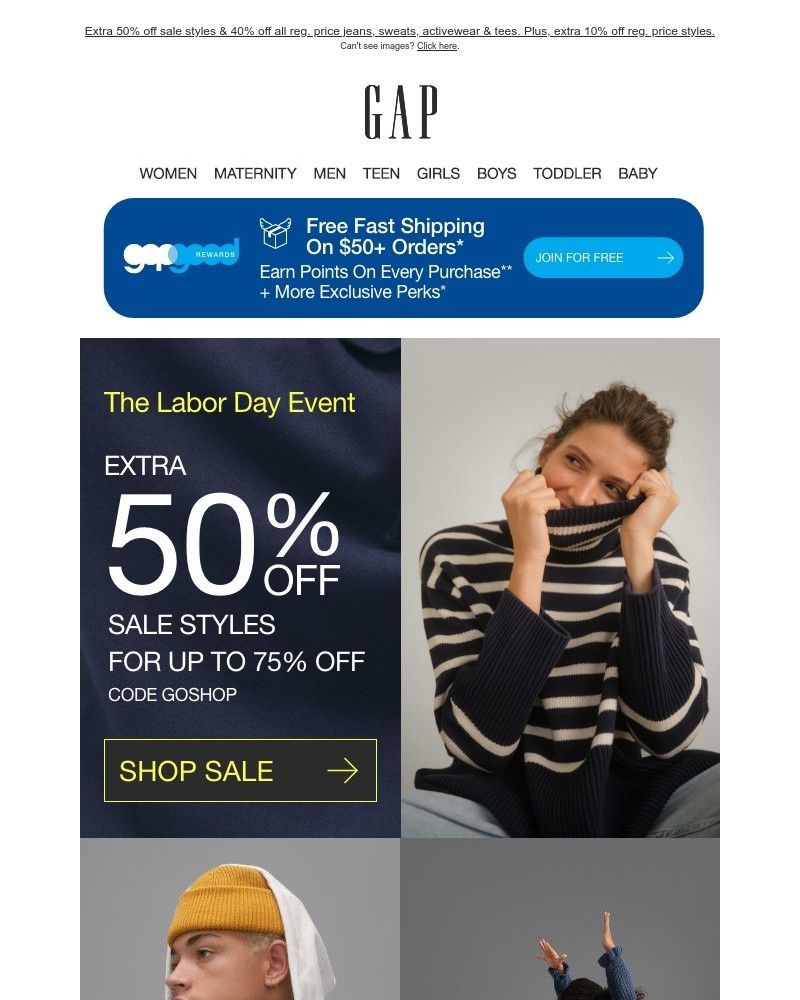 Screenshot of email with subject /media/emails/announcement-youve-scored-50-off-sale-styles-8fe650-cropped-b0deb842.jpg