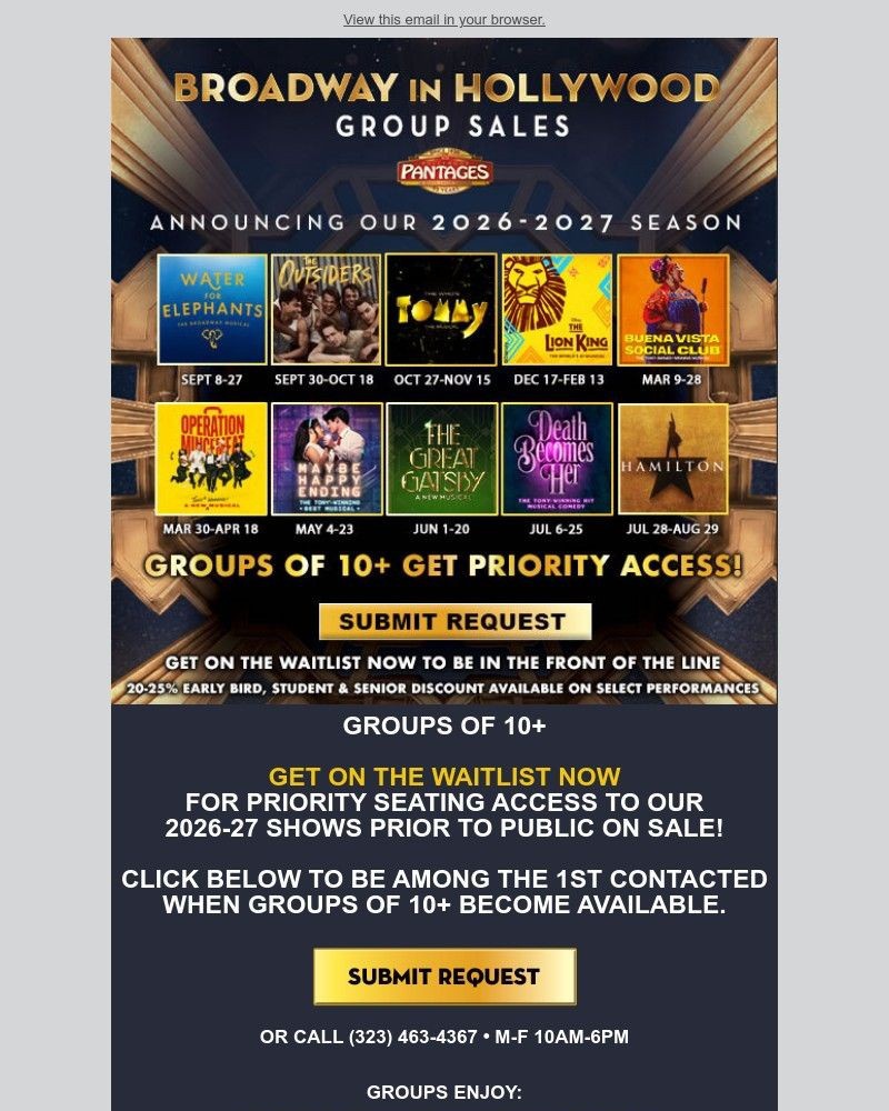 Screenshot of email with subject /media/emails/announcing-our-2026-27-season-groups-act-now-for-priority-seating-b2349e-cropped-b587bbf9.jpg