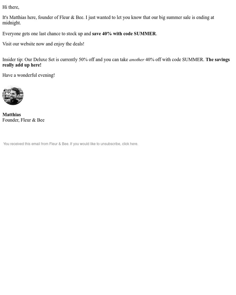 Screenshot of email with subject /media/emails/another-shot-at-40-savings-967a67-cropped-9d8e32e2.jpg