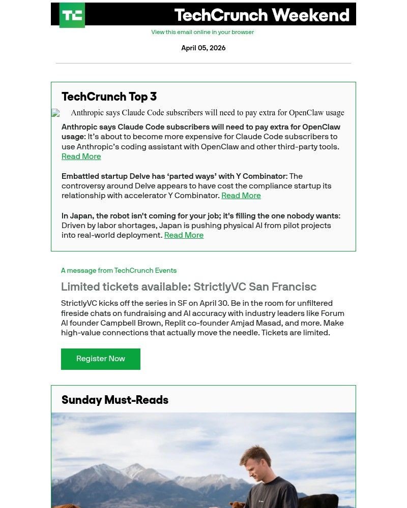Screenshot of email with subject /media/emails/anthropic-says-claude-code-subscribers-will-need-to-pay-extra-for-openclaw-usage-_lr34oB3.jpg