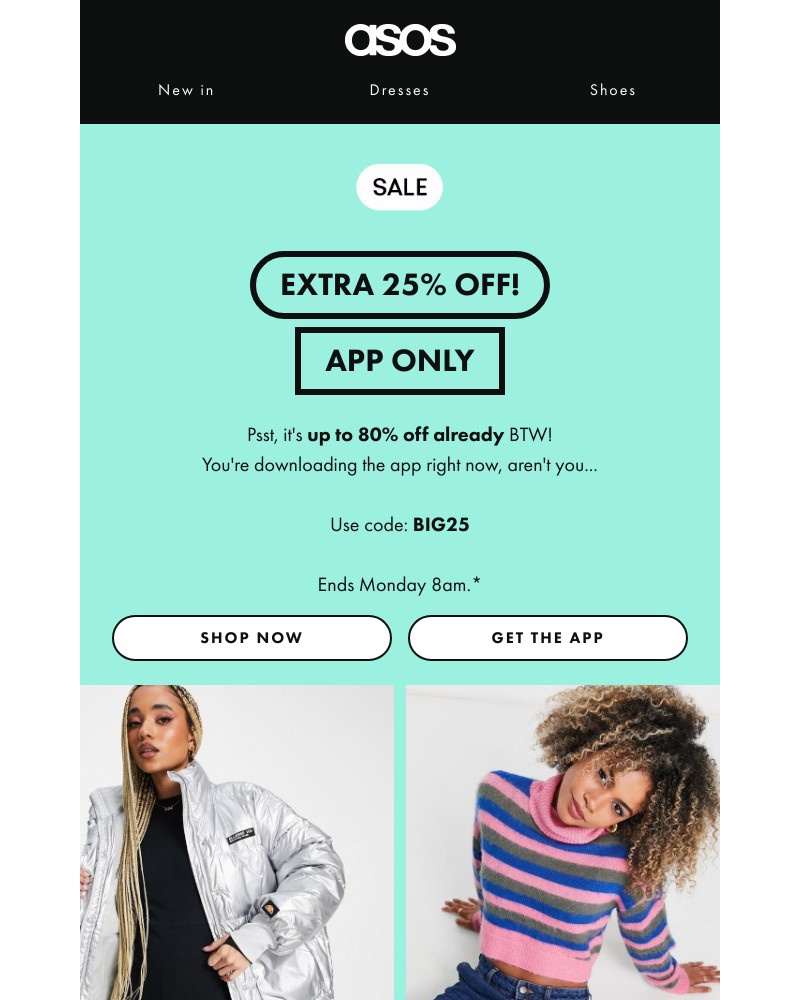 Screenshot of email with subject /media/emails/app-exclusive-extra-25-off-all-sale-8383b9-cropped-132c5a84.jpg