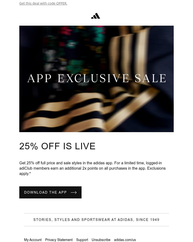 Screenshot of email with subject /media/emails/app-exclusive-sale-25-off-21c027-cropped-1a279bf8.jpg