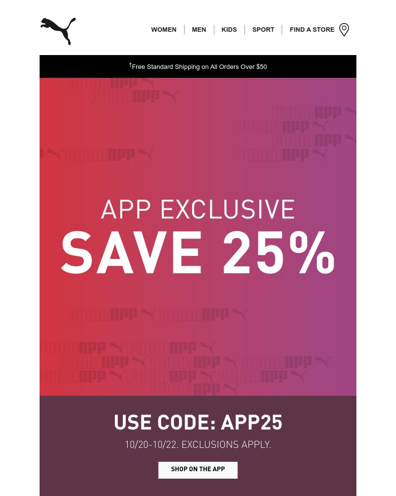 Screenshot of email with subject /media/emails/app-exclusive-sale-save-25-now-06e015-cropped-80f58646.jpg