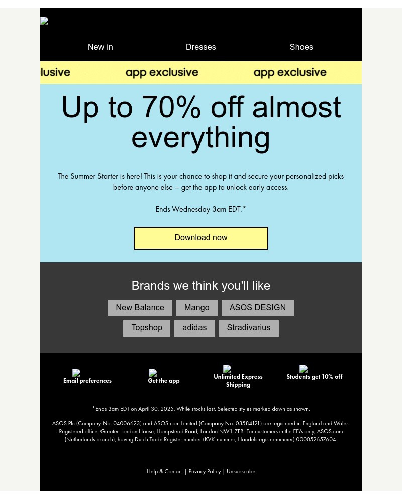 Screenshot of email with subject /media/emails/app-exclusive-up-to-70-off-almost-everything-8ae05c-cropped-1af50717.jpg