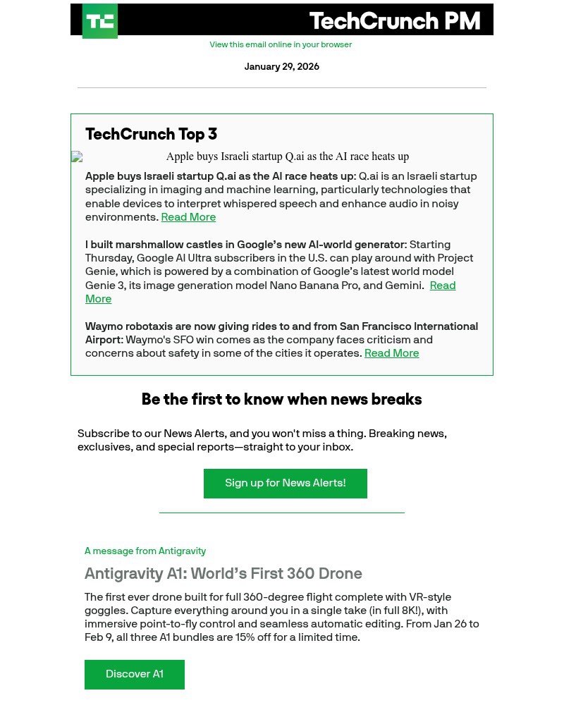 Screenshot of email with subject /media/emails/apple-buys-israeli-startup-qai-as-the-ai-race-heats-up-2f33bc-cropped-110b59a7.jpg