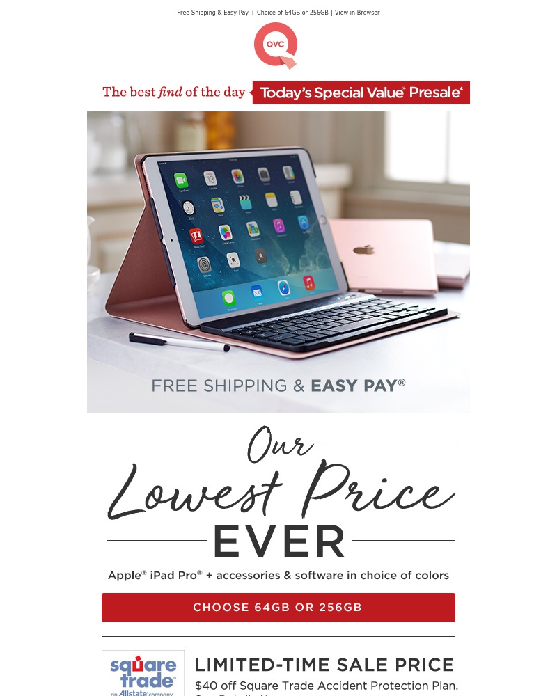 Screenshot of email with subject /media/emails/apple-ipad-pro-tsv-presale-our-lowest-price-ever-cropped-12d5e56f.jpg
