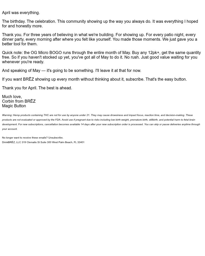 Screenshot of email with subject /media/emails/april-was-everything-thank-you-may-is-going-to-be-something-c40e42-cropped-ccdad312.jpg