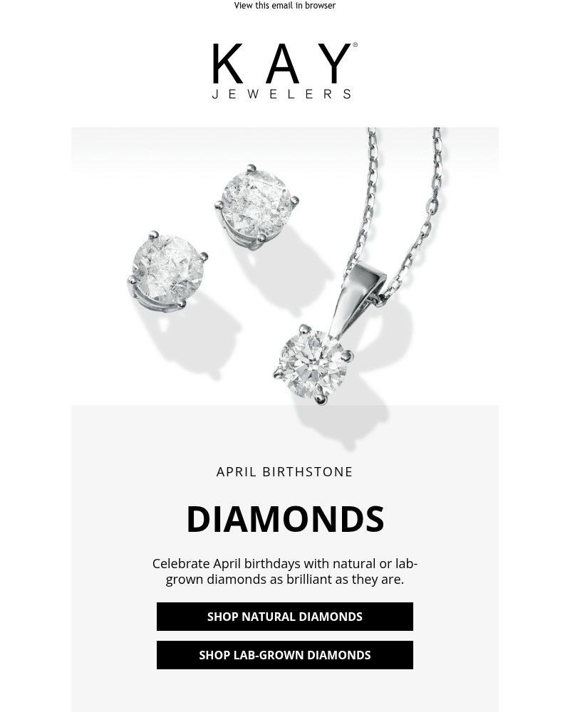 Screenshot of email sent to a Kay Newsletter subscriber