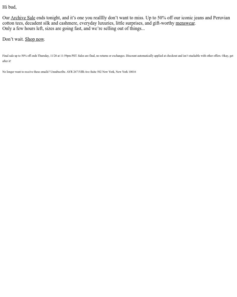 Screenshot of email with subject /media/emails/archive-sale-last-chance-a7d27b-cropped-83b68eb2.jpg