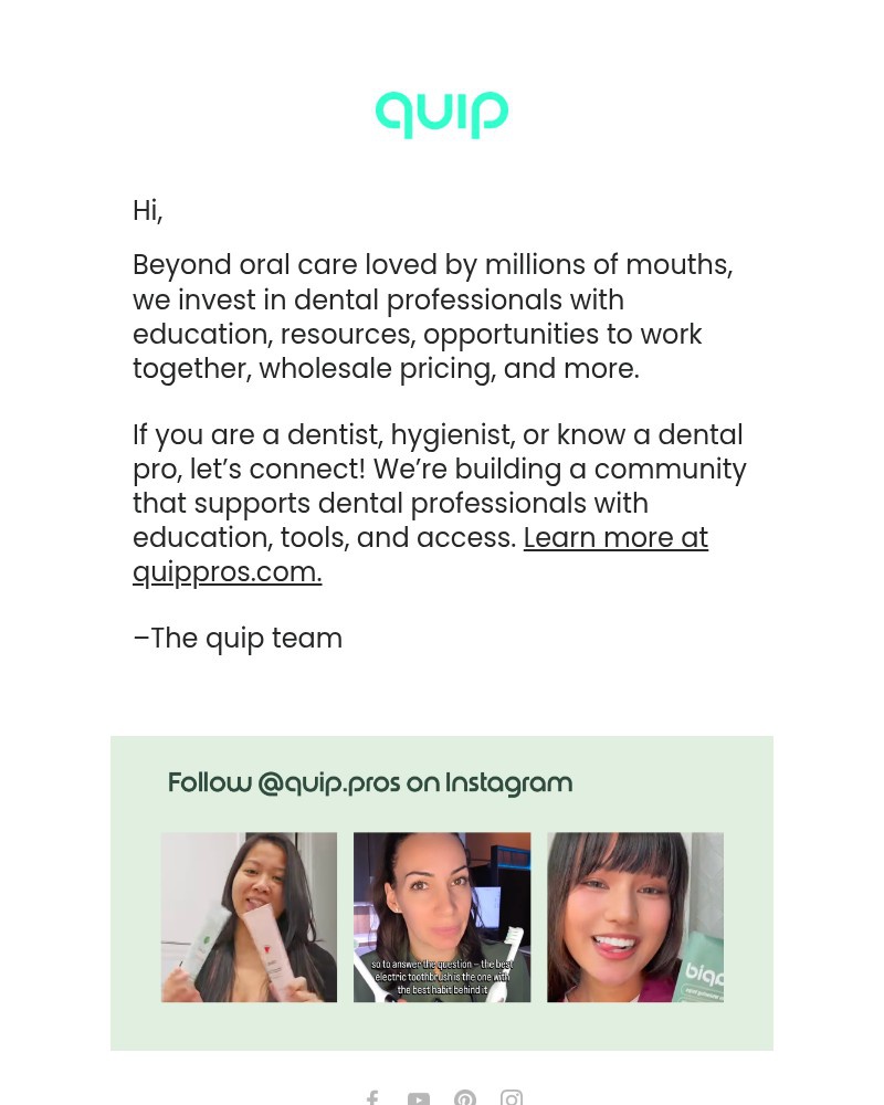 Screenshot of email with subject /media/emails/are-you-a-dental-pro-f839ba-cropped-f423de95.jpg
