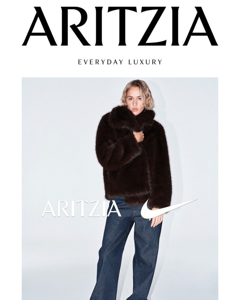 Screenshot of email sent to a Aritzia Newsletter subscriber