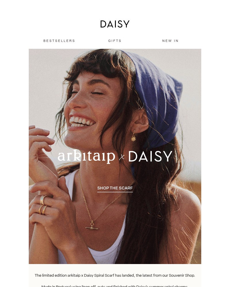Screenshot of email with subject /media/emails/arkitaip-x-daisy-is-here-4fdfe0-cropped-7d40c8d6.jpg