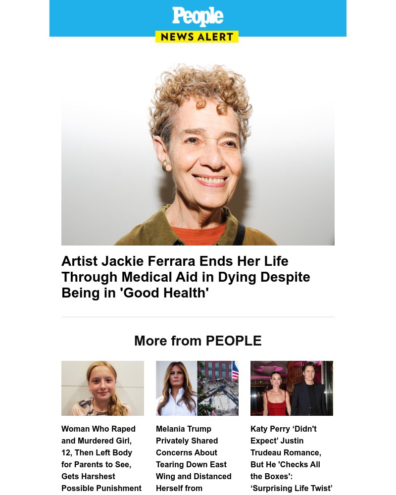Screenshot of email with subject /media/emails/artist-jackie-ferrara-ends-her-life-through-medical-aid-in-dying-despite-being-in_dfzY47F.jpg