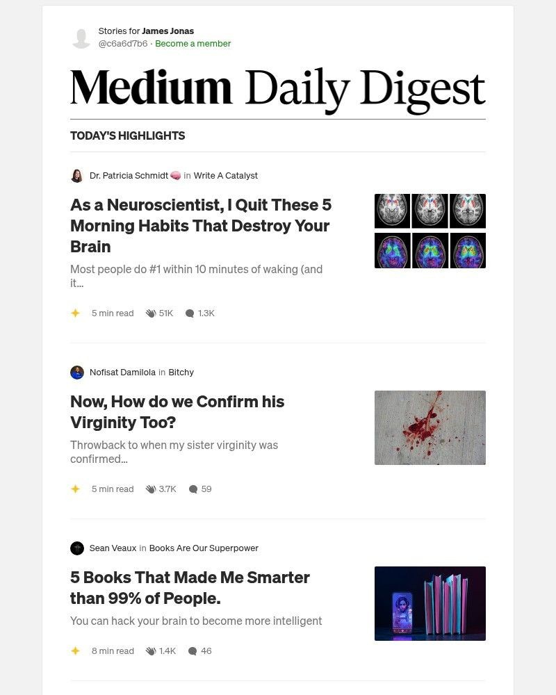 Screenshot of email with subject /media/emails/as-a-neuroscientist-i-quit-these-5-morning-habits-that-destroy-your-brain-dr-patr_sHlg4bW.jpg
