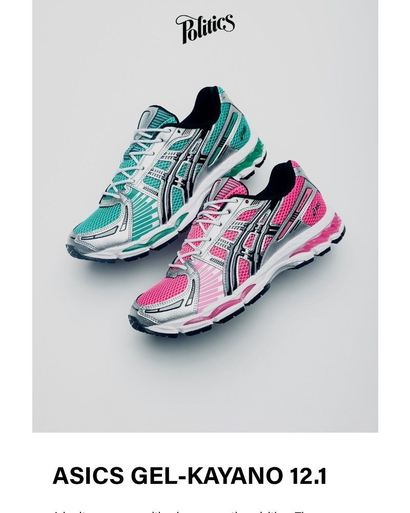 Screenshot of email sent to a Sneaker Politics Newsletter subscriber