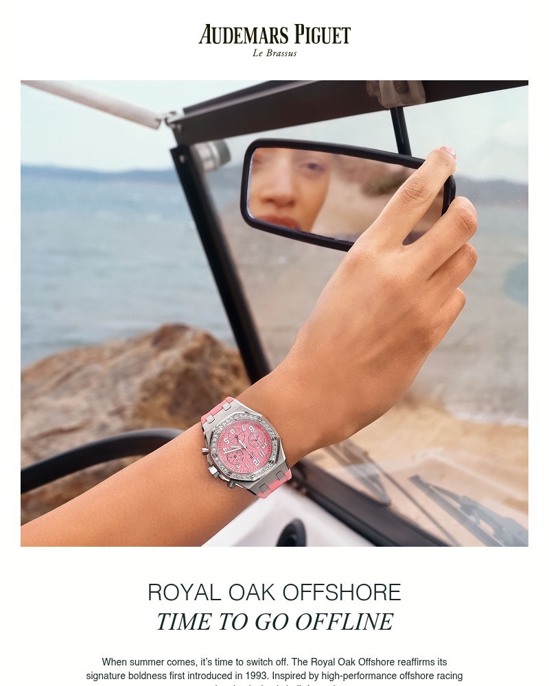 Screenshot of email sent to a Audemars Piguet Newsletter subscriber