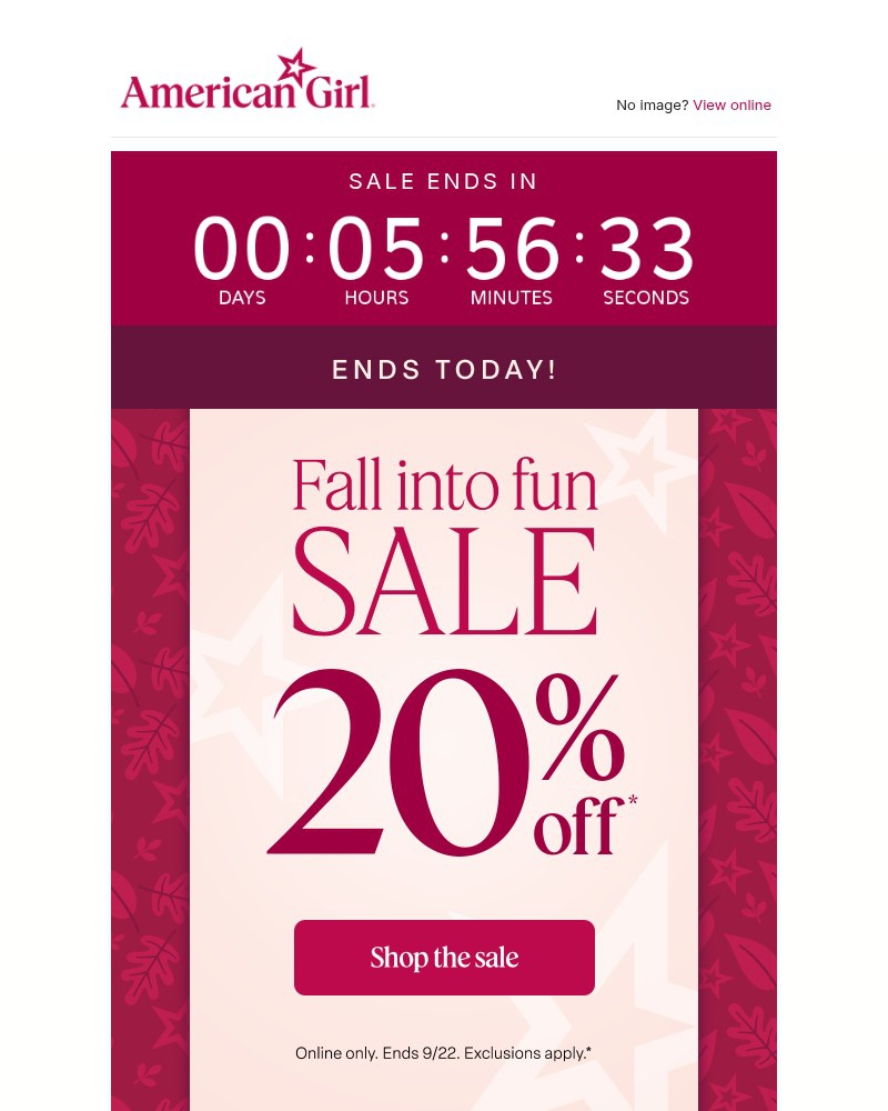 Screenshot of email with subject /media/emails/autumns-best-deal-is-almost-over-20-off-2a02de-cropped-418fe5bc.jpg