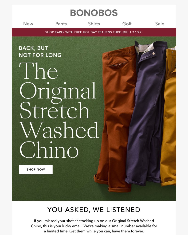 Screenshot of email with subject /media/emails/back-but-not-for-long-original-stretch-washed-chinos-324389-cropped-952b1259.jpg