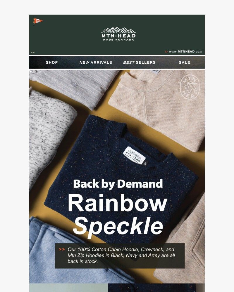 Screenshot of email sent to a Muttonhead Newsletter subscriber