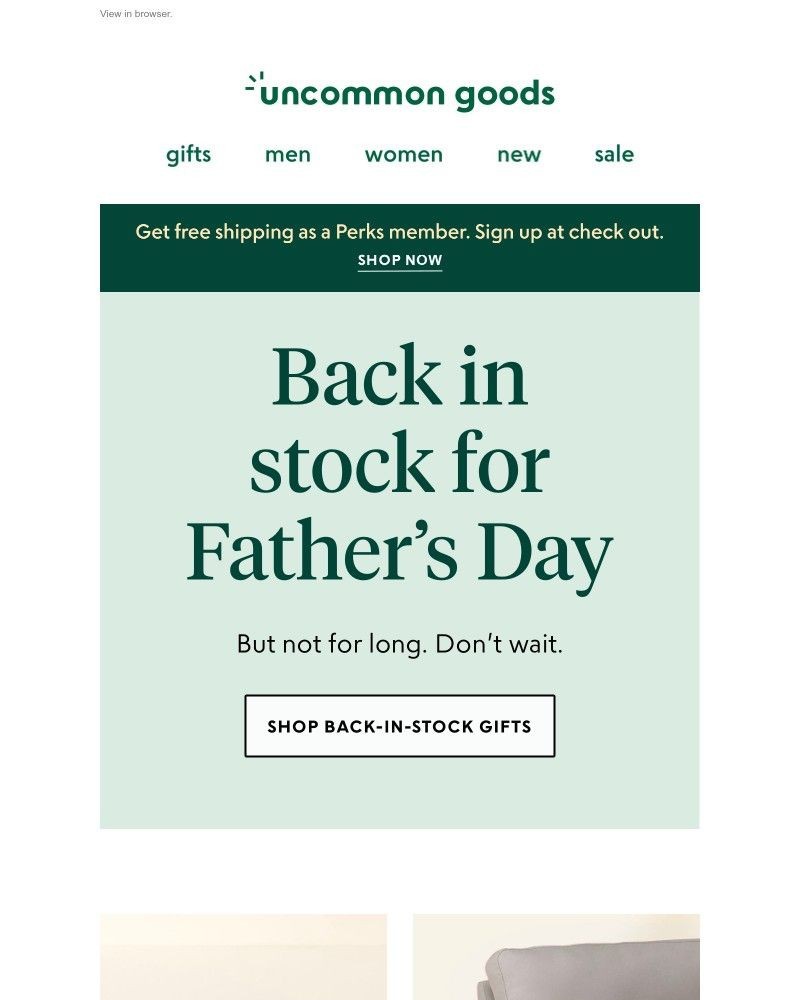 Screenshot of email with subject /media/emails/back-in-stock-for-fathers-day-4f3b8b-cropped-d38540ec.jpg
